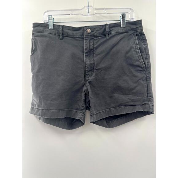 Flint and Tinder Men's Grey Cotton Stretch Mid Rise Bermuda Shorts Size 32 - Picture 1 of 9